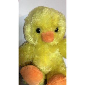 GUND Fluffy Easter Sunshine Yellow Chick Duck Stuffed Animal Plush Vintage 1976